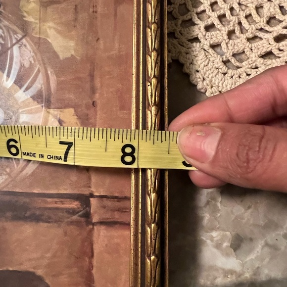 Vintage 1970 gentle julia attic shop calendar sign monticello framed read 8.5” - Picture 9 of 14